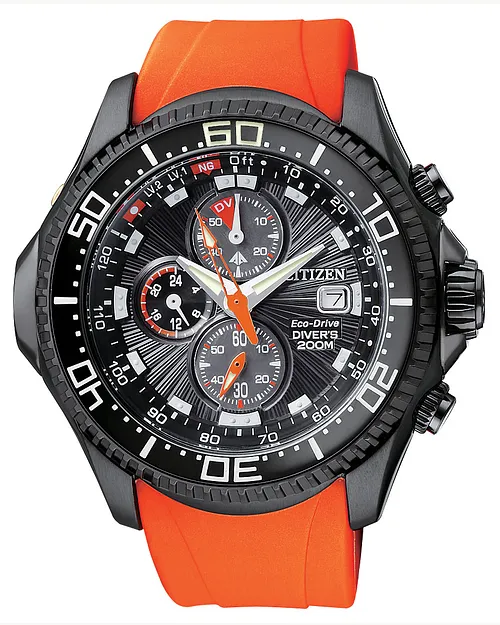 Promaster Depth Meter Black Dial Polyurethane Strap BJ2119-06E Promaster Depth Meter Black Dial Polyurethane Strap BJ2119-06E
